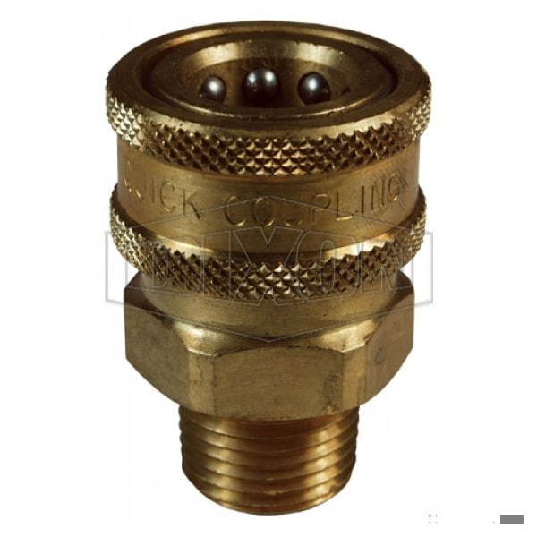 Dixon BRASS 3/4 in H-COUPLER, 3/4 in MNPT 6VM6-B-E - main